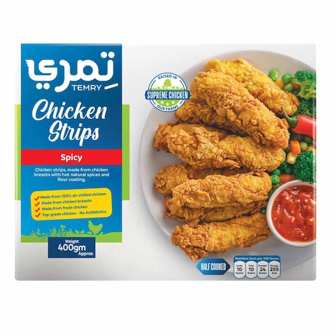 Temry Chicken Strips Spicy - 400gm
