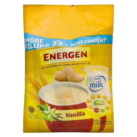 Energen Cereal Vanilla Drink Bag 30g Pack of 10