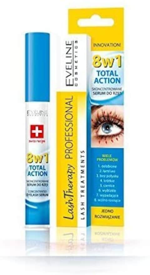 Eveline Cosmetics Eyelash Serum 8 in 1, 10ml