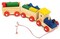 JMD Kids Baby Wooden Railway Train Stacking Sorting Educational Developmental Building Blocks Toys