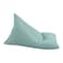 In House Ilkay Velvet Bean Bag Chair - Large - Light Turquoise