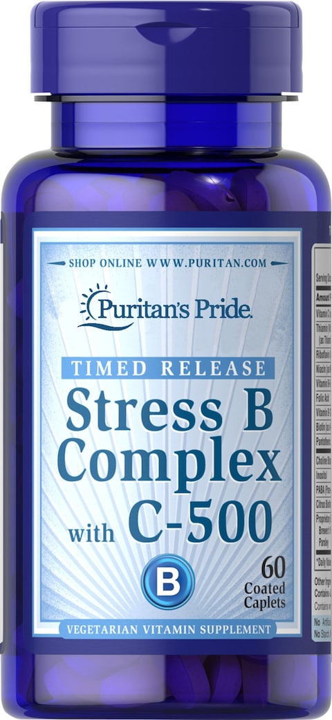 Puritans Pride Stress B Complex +Vitamin C 60 Per Pack