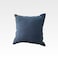 Luna Home 1 Piece 50*50cm Size, 100% Linen Cushion Cover, Solid Lake Blue