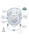 Moon Hopper Baby Bouncer Portable Soothing Seat With Vibration, 0-6 Months, Grey