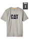 Caterpillar CAT Mens T Shirt Size Small Grey Color