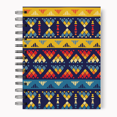 Loud Universe Spiral Notebook Marble Aqua Hard Cover Notebook with Premium High Quality Paper A5 Size
