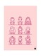 Metal Plate Of  Poster Pink
