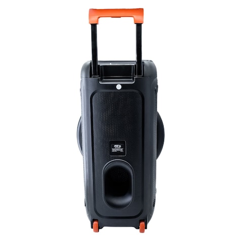 ASD-2493 ROCK 2000 Watts 12&quot; Trolley Speaker with Wireless Microphone, Disco Light &amp; Remote