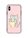 Theodor - Protective Case Cover For Apple iPhone XS Max Two Cats Love