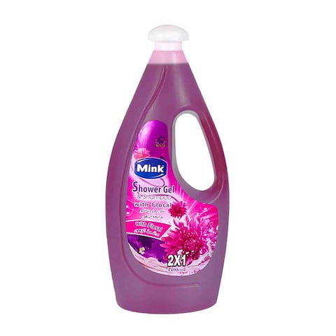 Mink Shower Gel &amp; Shampoo, Floral - 1400 ml