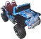Lovely Baby 4x4 Electric Ride On Car, Powered Riding Jeep For Kids LB 818 With Remote Control (Blue)