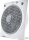 Nikai 12&quot; Box Fan for Cooling With 3 Speed Settings And Timer, Louver Control, NF755N2, White (6 Months Warranty)