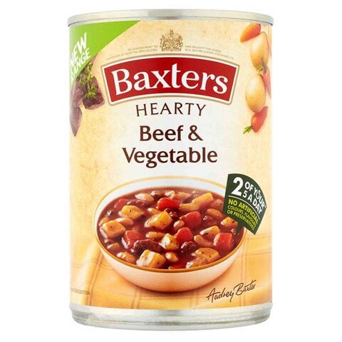 Baxters Soup Hearty Beef And Vegetable 400 Gram Online | Carrefour Jordan