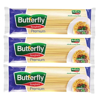 Butterfly Premium Spaghetti Pasta 400g x Pack of 3