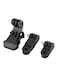 Generic - 9-Piece Helmet Front Adhesive Mount Bracket For GoPro Black