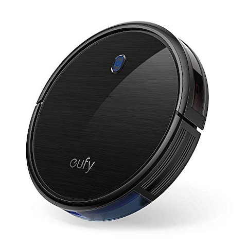 eufy Anker, BoostIQ RoboVac 11S (Slim), Super-Thin 1300Pa Strong Suction, Quiet, Self-Charging Robotic Vacuum Cleaner, Cleans Hard Floors to Medium-Pile Carpets, Black