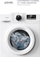 7KG Front Load Washing Machine 2024 Model With BLDC Inverter Motor 10 Year Warranty 1200 RPM 16 Program Fully Automatic Washer With Digital Control-LED Display Knob and Button Control Multiple Temp