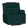 In House Velvet Rocking Recliner Chair - Dark Green - NZ30