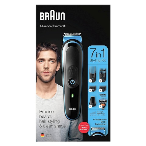 Braun All-In-One Trimmer 3 Styling Kit MGK3245 Black