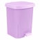 El Halal And Silver Star Palm Dustbin - Large - Purple