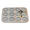 Home Maker Granite Non-Stick 12 Cup Donut Pan Beige