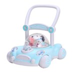 اشتري Lovely Baby Kids Push Walker LB 7621 with Removable Handle, Musical Toys, Walk Support, First Step Safe Activity Walker, Child Learning Balance, Small Infant Boy Girl 9-15 M - Blue في الامارات