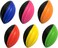 Lmc Products Sports Mini Football, Pool Spiral Foam Football Pary Favors, Toddler Youth, Kids 6 Pack, 1 Each Color Red, Yellow, Blue, Green, Orange, Pink