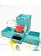 Generic Elegant Blue Jewelry And Keepsake Gift Box: A Treasure Trove Of Style And Function(Without Necklace)