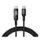 Momax Elite 100W USB-C TO USBC Cable LED 1m Black