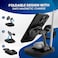 Caroski Wireless Charging Station 4 in 1 - Multi-Function Wireless Charger Stand - Foldable Wireless Charging Doc for Android - Portable Charger Station
