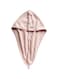 Generic Hair Towel Wrap With Button Pink 21X2X20cm