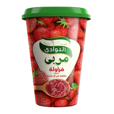 البوادي مربى فراولة - 350 جرام
