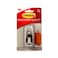 3M Command MR02-BN Modern Reflections Metal Hook, Medium, Holds 1.3 Kg. Each Hook 1 Hook and 2 Strips/Pack