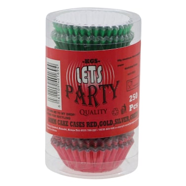 LETS PARTY ALUMINIUM FOIL CAKE CASE