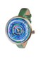 Biggdesign Evil Eye Design Wrist Watch, 100% Leather Strap, 40 mm Stainless Steel Case Diameter, Water Resistant, Custom Design