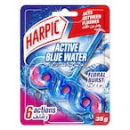 Buy Harpic Active Blue Water Toilet Cleaner Rim Block, Floral Burst, 35 g in Saudi Arabia