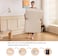 Comfy Portable White Knitted Cotton 180x90x7cm Medicated Folding Mattress