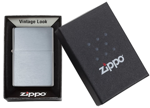Zippo Lighter Model 230 25,Vin Cr W/O Slash 98/Cln