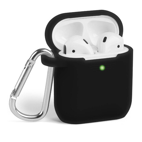 Protective Silicone Case Cover For Apple Airpod 1/2 Black