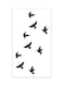 Generic Bird Pattern Temporary Tattoo