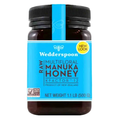 Wedderspoon Raw Multifloral Manuka Honey 500g