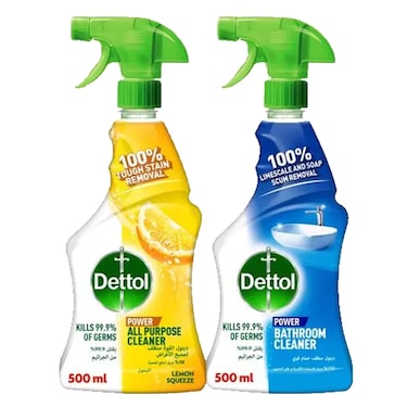 Dettol Kitchen And Bathroom Detergent 500MLX2 25 Percent Off