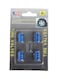 Generic 4-Piece Dust Proof Car Tyre Valve Stem Cap
