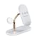 Promate Wireless Charging Station, 4-in-1 Charging Dock with 5W Magnetic MFi Apple Watch Charger, 15W Qi Charging Stand, 24W USB-C Power Delivery Port and 5W/10W Qi Charging Pad, Bonsai Gold