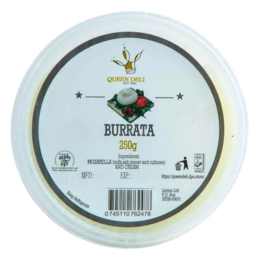 Queen Deli Buratta Cheese 250G