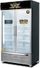Emelcold Chiller 1230 Liters Double Door Black Model - ME-D12SS
