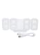 Outad - Digital LED Display Wall Desktop Clock White