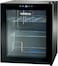 Kenwood Beverage Cooler 12 Bottles Wine Cooler Refrigerator with Double Glass Door, Blue Light, Smart Temperature Control BCM12.000BK Black