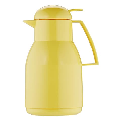 Helios Top Push Vacuum Jug - 1 L - Yellow
