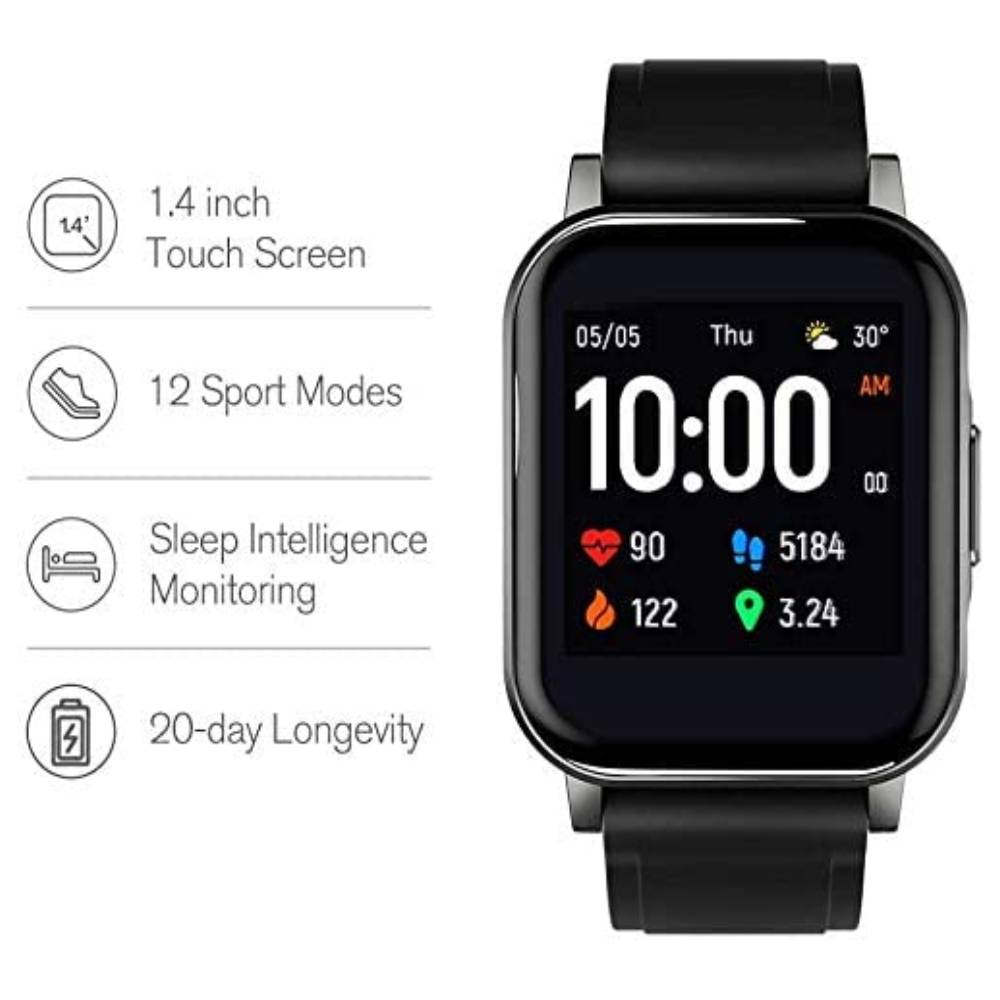Bluetooth Water Resistant Smart Watch Black